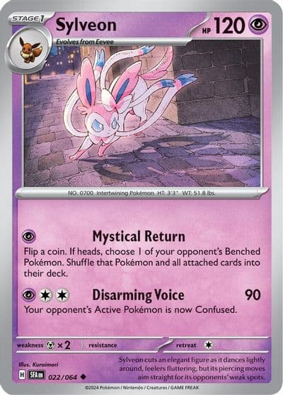 Sylveon SV: Shrouded Fable Pokemon card