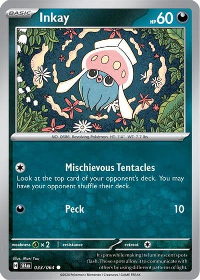 Inkay SV: Shrouded Fable Pokemon card