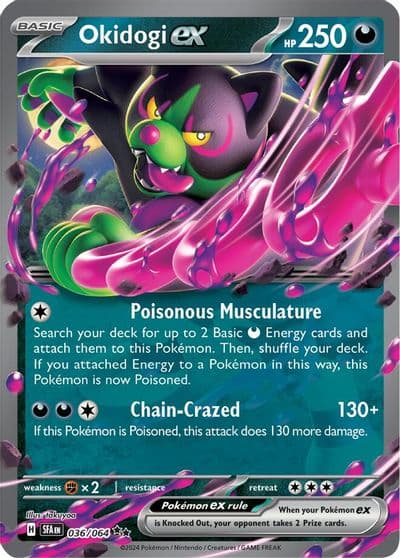 Okidogi ex SV: Shrouded Fable Pokemon card
