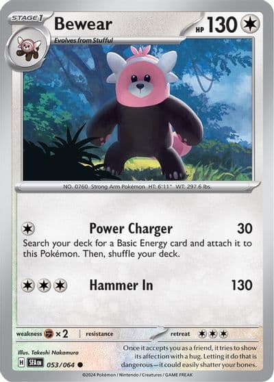 Bewear SV: Shrouded Fable Pokemon card