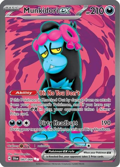 Munkidori ex SV: Shrouded Fable Pokemon card
