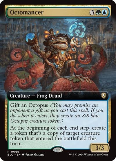 Octomancer Extended Art Commander: Bloomburrow Magic card