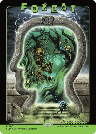 Forest 1651 Secret Lair Drop Series Magic card