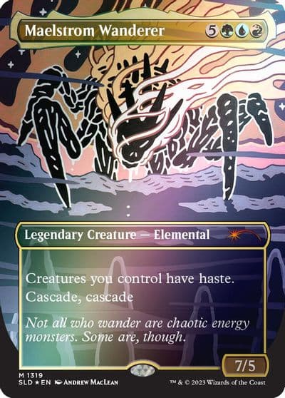 Maelstrom Wanderer Rainbow Foil Secret Lair Drop Series Magic card