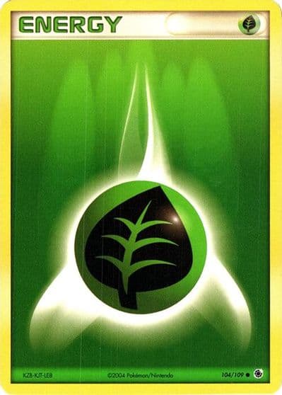 Grass Energy (No E-Reader) Deck Exclusives Pokemon card