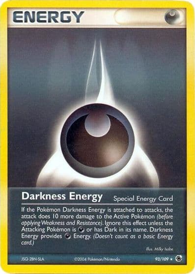 Darkness Energy (Special) (No E-Reader) Deck Exclusives Pokemon card