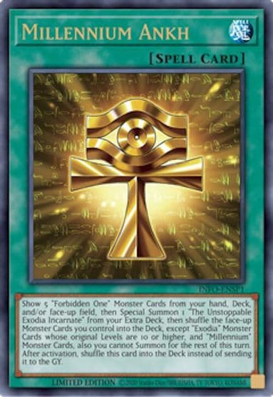 Millennium Ankh INFO ENSP1 The Infinite Forbidden Yu-Gi-Oh! card