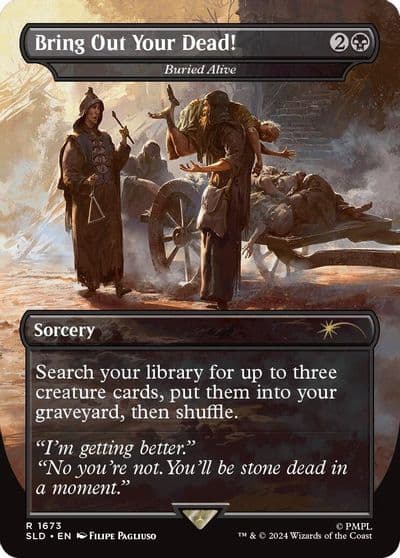 Bring Out Your Dead Buried Alive Secret Lair Drop Series Magic card