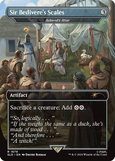Sir Bediveres Scales Ashnods Altar Secret Lair Drop Series Magic card
