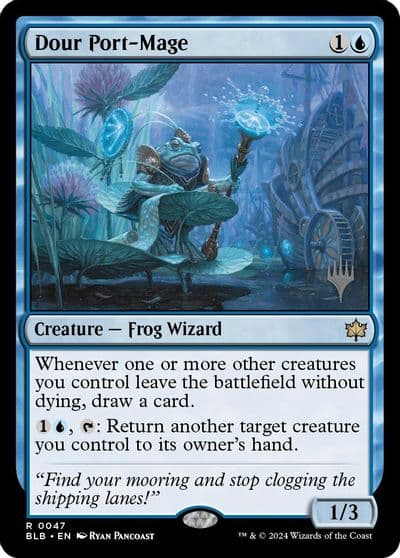 Dour Port Mage Promo Pack: Bloomburrow Magic card