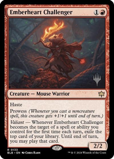 Emberheart Challenger Promo Pack: Bloomburrow Magic card