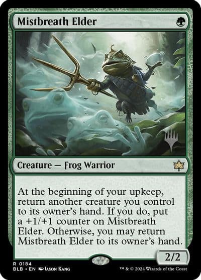 Mistbreath Elder Promo Pack: Bloomburrow Magic card