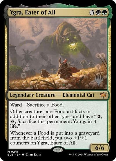Ygra Eater of All Promo Pack: Bloomburrow Magic card