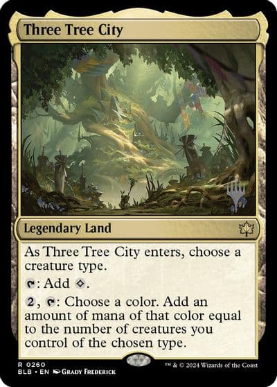 Three Tree City Promo Pack: Bloomburrow Magic card