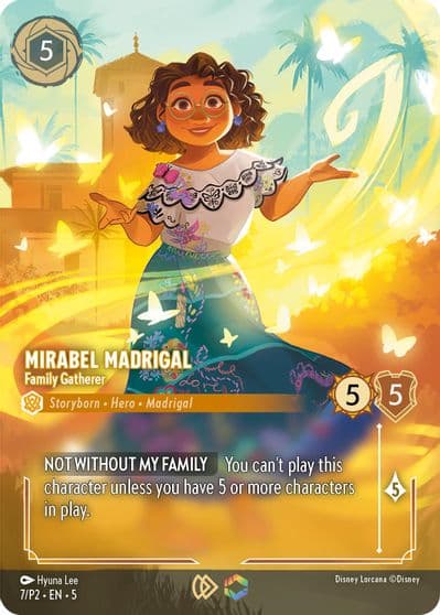 Mirabel Madrigal Family Gatherer Store Championship Disney Lorcana Promo Cards Lorcana card