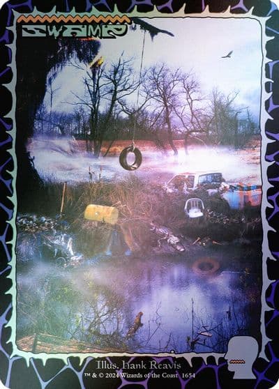 Swamp 1654 Rainbow Foil Secret Lair Drop Series Magic card