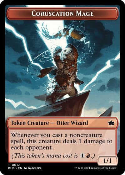 Coruscation Mage Token Bloomburrow Magic card