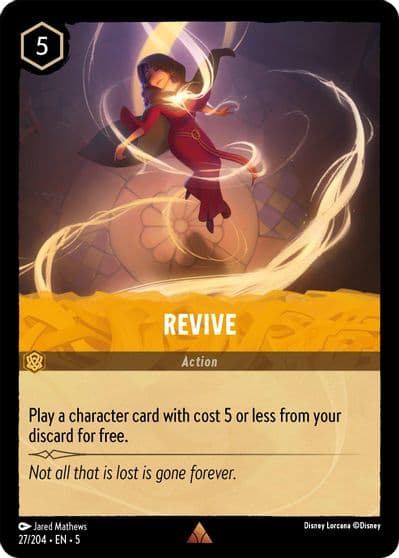 Revive Shimmering Skies Lorcana card