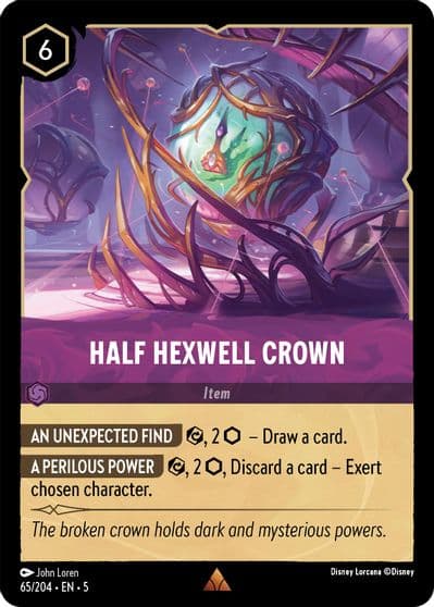 Half Hexwell Crown Shimmering Skies Lorcana card