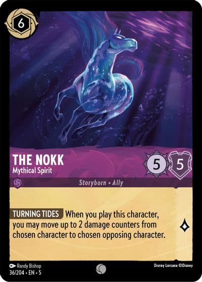 The Nokk Mythical Spirit Shimmering Skies Lorcana card