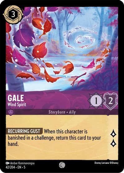 Gale Wind Spirit Shimmering Skies Lorcana card