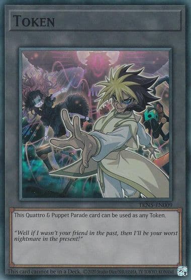 Token Quattro and Puppet Parade The Infinite Forbidden Yu-Gi-Oh! card