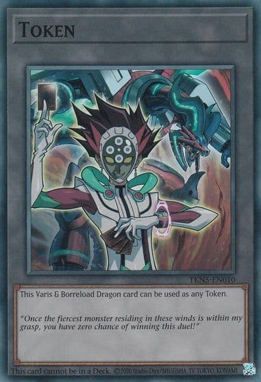 Token Varis and Borreload Dragon The Infinite Forbidden Yu-Gi-Oh! card