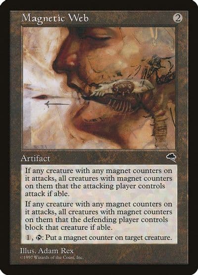 Magnetic Web Tempest Magic card
