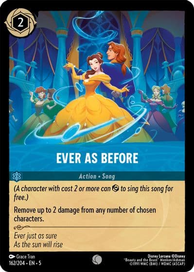 Ever as Before Shimmering Skies Lorcana card
