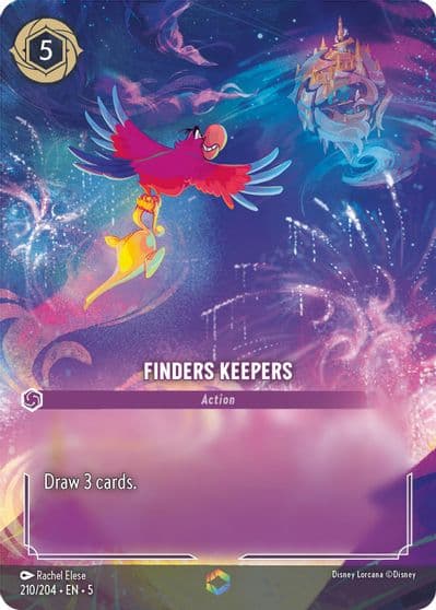 Finders Keepers Enchanted Shimmering Skies Lorcana card