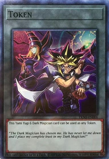 Token Yami Yugi and Dark Magician Yu-Gi-Oh! Tokens Yu-Gi-Oh! card