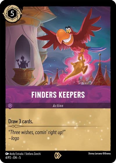 Finders Keepers Disney Lorcana Promo Cards Lorcana card