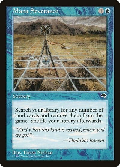 Mana Severance Tempest Magic card
