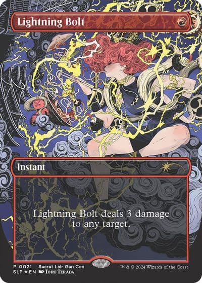 Lightning Bolt Secret Lair Showdown Magic card
