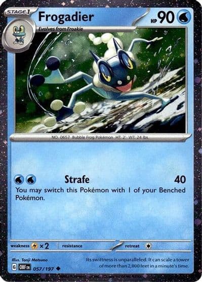 Frogadier (Cosmos Holo) Miscellaneous Cards & Products Pokemon card