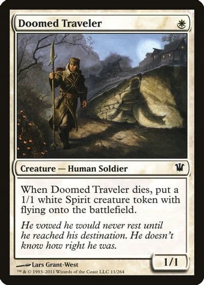 Doomed Traveler Innistrad Magic card