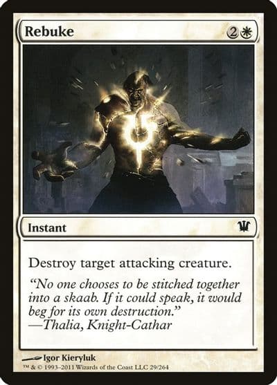 Rebuke Innistrad Magic card