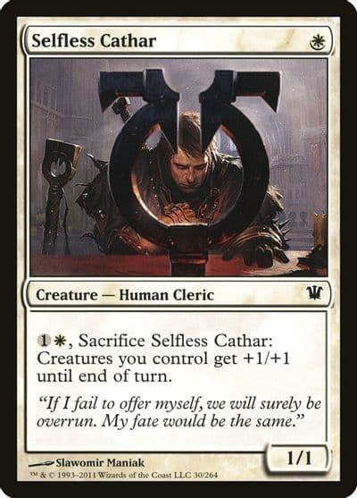 Selfless Cathar Innistrad Magic card