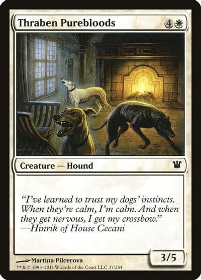 Thraben Purebloods Innistrad Magic card