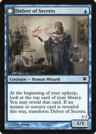 Delver of Secrets Innistrad Magic card
