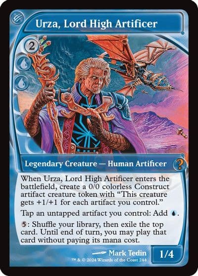Urza Lord High Artificer Future Sight Mystery Booster 2 Magic card