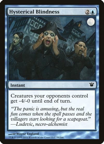 Hysterical Blindness Innistrad Magic card