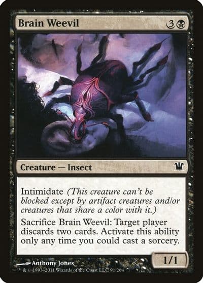 Brain Weevil Innistrad Magic card