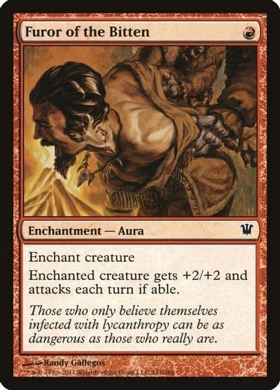 Furor of the Bitten Innistrad Magic card