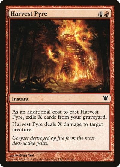 Harvest Pyre Innistrad Magic card