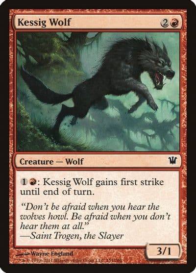 Kessig Wolf Innistrad Magic card