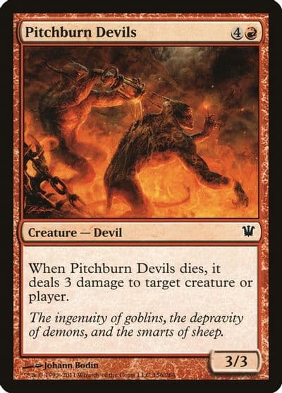 Pitchburn Devils Innistrad Magic card