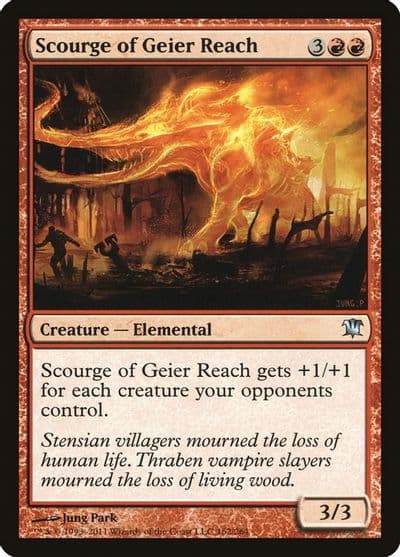 Scourge of Geier Reach Innistrad Magic card