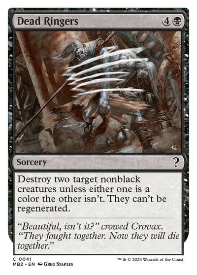 Dead Ringers White Border Mystery Booster 2 Magic card