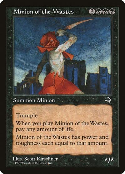 Minion of the Wastes Tempest Magic card
